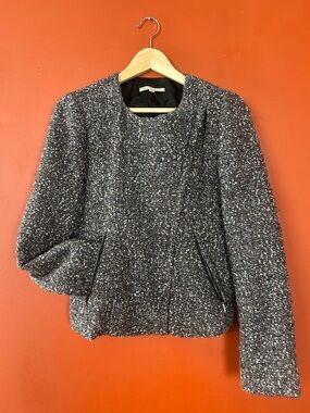 GAP Women's Tweed Bomber Jacket